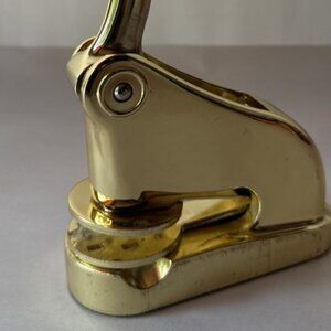 Royal Mark Embosser D'Elegance Personal Embosser Gold Tone Brass
